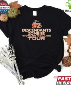 Descendants zombies worlds collide tour 2025 shirt