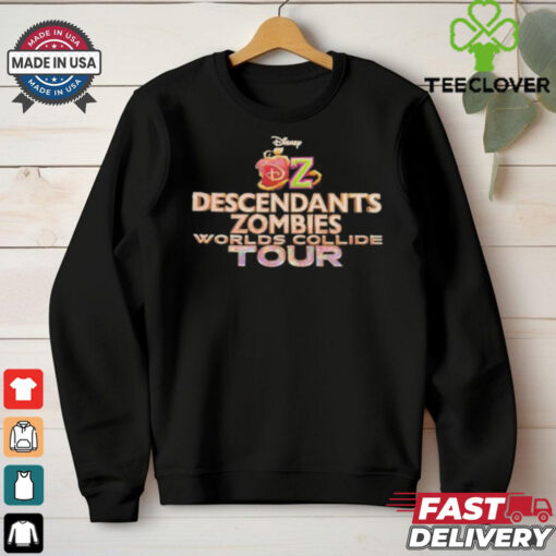 Descendants zombies worlds collide tour 2025 shirt
