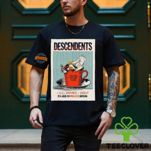 Descendents At Para lel 62 In Barcelona Spain On July 2024 Unisex T Shirt