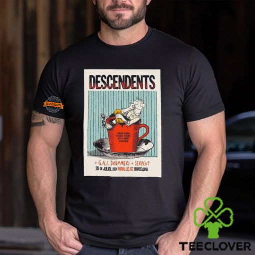 Descendents At Para lel 62 In Barcelona Spain On July 2024 Unisex T Shirt