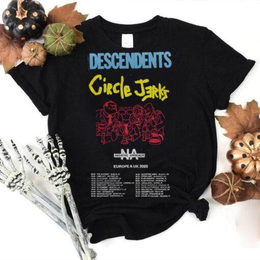 Descendents Circle Jerks Europe And UK Tour 2025 Hoodie Shirt