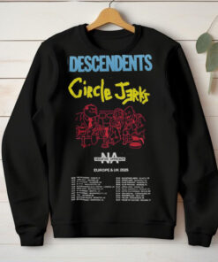 Descendents Circle Jerks Europe And UK Tour 2025 Hoodie Shirt