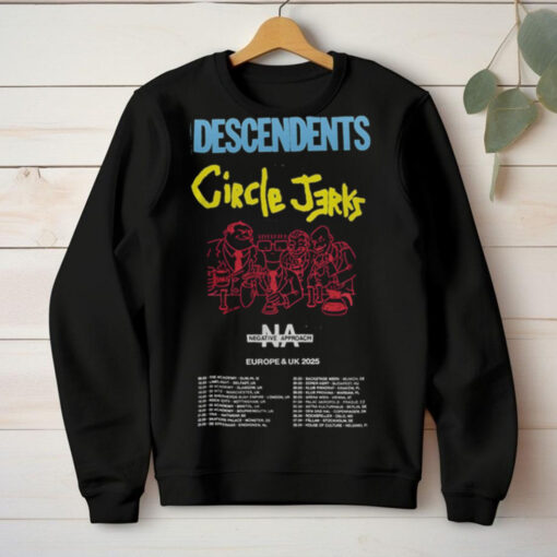 Descendents Circle Jerks Europe And UK Tour 2025 Hoodie Shirt