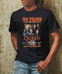 Design 54 years 1970 2024 queen thank you for the memories shirt