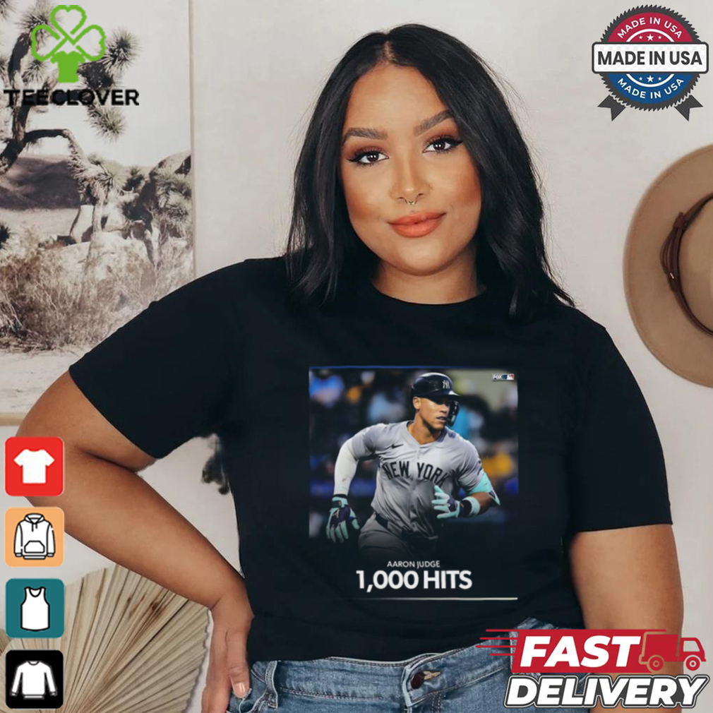 Design Aaron Judge 1000 Hits shirt Design Aaron Judge 1000 Hits shirt