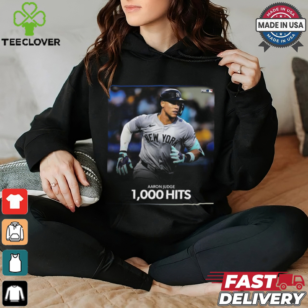Design Aaron Judge 1000 Hits shirt Design Aaron Judge 1000 Hits shirt