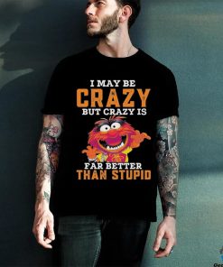 Design Animal DRUMMER I may be crazy but crazy is far better than stupid shirt 1 Design Animal DRUMMER I may be crazy but crazy is far better than stupid shirt