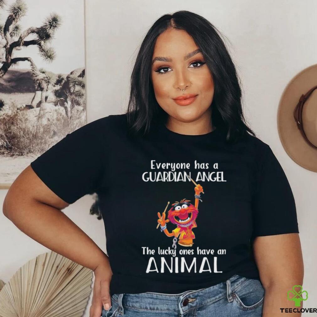 Design Animal DRUMMER everyone has a guardian angel the lucky ones have an animal shirt Design Animal DRUMMER everyone has a guardian angel the lucky ones have an animal shirt