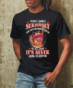 Design Animal DRUMMER people should seriously stop expecting normal from me we all know It’s never going to happen shirt