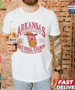Design Arkansas Razorback Volleyball 1994 National Champions 40 Minutes Of Anniversary shirt