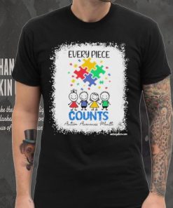 Design Autism Every Piece Counts Autism Awareness Month Shirt