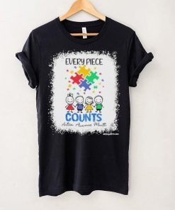 Design Autism Every Piece Counts Autism Awareness Month Shirt