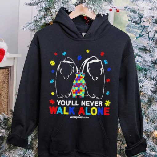 Design Bears You’ll Never Walk Alone Autism Shirt