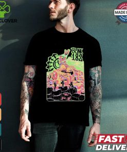 Design Blink 182 August 26 2024 Belfast UK The Sse Arena merch shirt