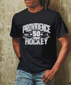 Design Blue 84 Black Providence Friars 50th Anniversary Hockey shirt