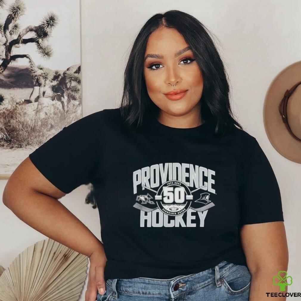 Design Blue 84 Black Providence Friars 50th Anniversary Hockey shirt Design Blue 84 Black Providence Friars 50th Anniversary Hockey shirt