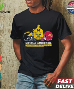 Design Brown Jug Battle Michigan Vs Minnesota 2024 Shirt