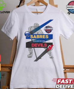 Design Buffalo Sabres vs. New Jersey Devils 2024 NHL Global Series Matchup NHL T shirt