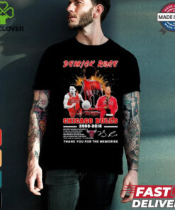 Design Chicago Bulls Derick Rose 2008 2016 Thank You For The Memories Signature Shirt