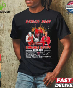 Design Chicago Bulls Derick Rose 2008 2016 Thank You For The Memories Signature Shirt