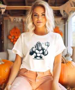 Design Copy Of Playful Gorilla Selfie Art Shirt