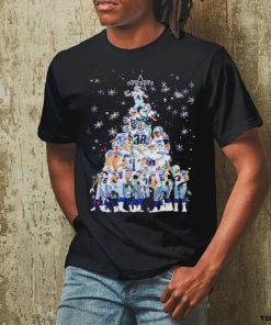 Design Dallas Cowboys team player pine tree merry christmas shirt