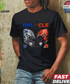 Design Dallas Cowboys vs. Cleveland Browns 2024 NFL Week 1 Matchup Shirt