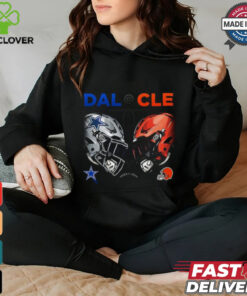Design Dallas Cowboys vs. Cleveland Browns 2024 NFL Week 1 Matchup Shirt