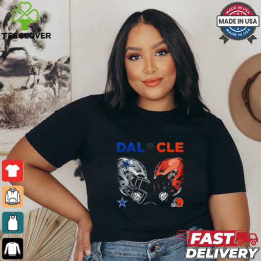 Design Dallas Cowboys vs. Cleveland Browns 2024 NFL Week 1 Matchup Shirt