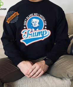 Design DonT Blame Me I Voted For Trump Usa Vintage Retro Shirt