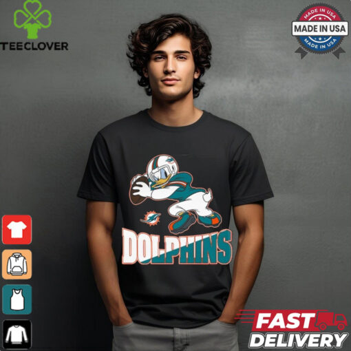 Design Donald Duck Newborn Miami Dolphins Shirt