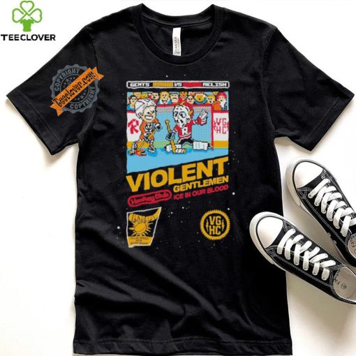 Design Goal 8 Bit Violent Gentlemen Ice In Our Blood Shirt