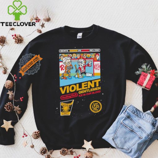 Design Goal 8 Bit Violent Gentlemen Ice In Our Blood Shirt
