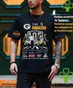 Design Green Bay Packers Thank Legends For All The Memories T Shirt
