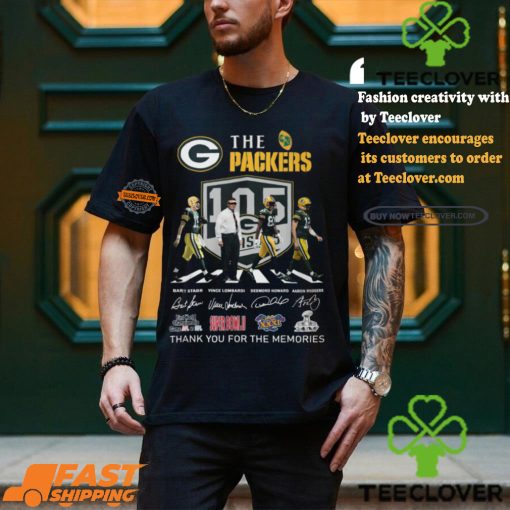 Design Green Bay Packers Thank Legends For All The Memories T Shirt