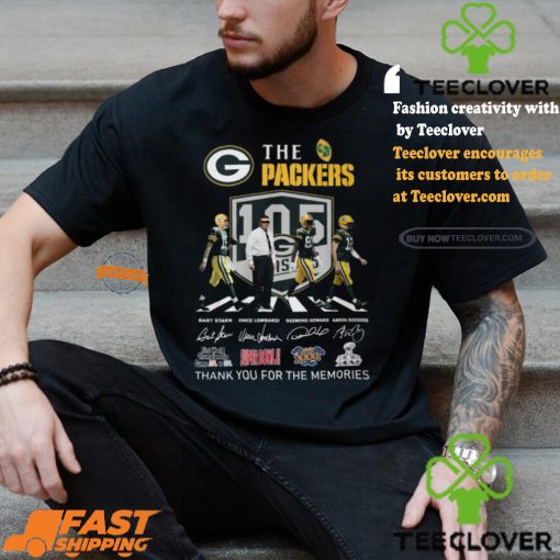 Design Green Bay Packers Thank Legends For All The Memories T Shirt