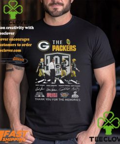 Design Green Bay Packers Thank Legends For All The Memories T Shirt