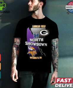 Design Green Bay Packers Vs Minnesota Vikings 9 29 North Showdown Match Up T Shirt Shirt