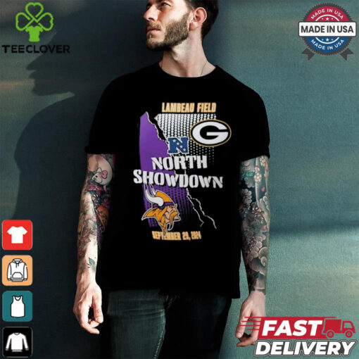 Design Green Bay Packers Vs Minnesota Vikings 9 29 North Showdown Match Up T Shirt Shirt