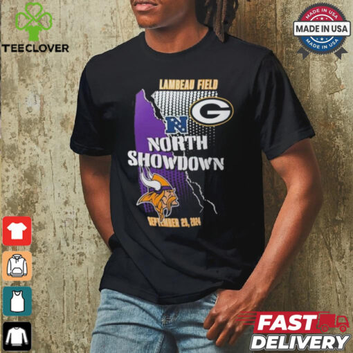 Design Green Bay Packers Vs Minnesota Vikings 9 29 North Showdown Match Up T Shirt Shirt