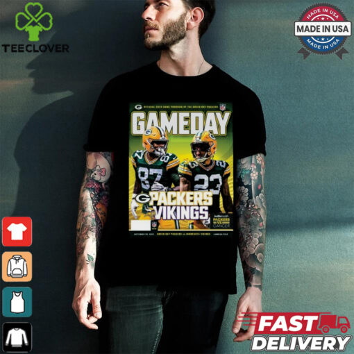 Design Green Bay Packers Vs Minnesota Vikings Official Game Day 2024 Shirt