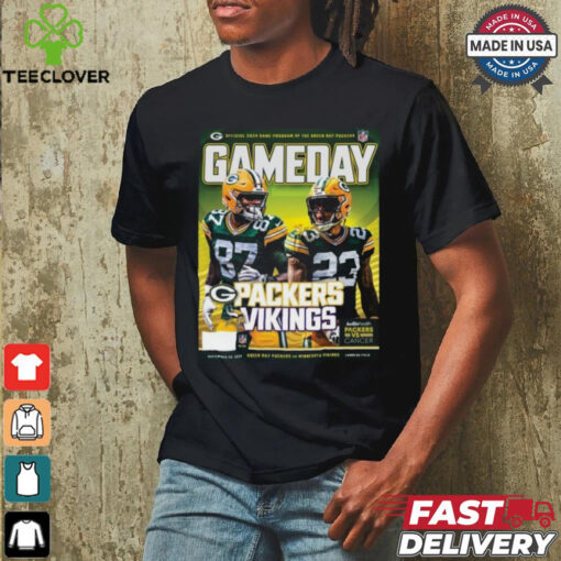 Design Green Bay Packers Vs Minnesota Vikings Official Game Day 2024 Shirt