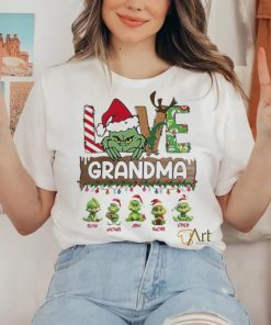 Design Grinch hat santa love Grandma baby Grinch’s merry christmas hoodie, sweater, longsleeve, shirt v-neck, t-shirt