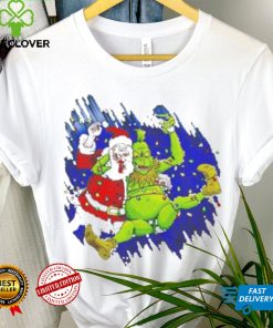 Design Grinch wrestles Santa Claus 3 16 light Christmas hoodie, sweater, longsleeve, shirt v-neck, t-shirt