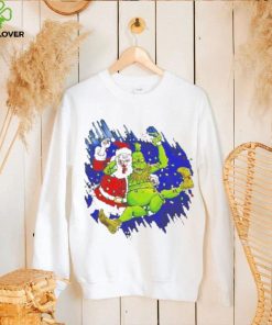 Design Grinch wrestles Santa Claus 3 16 light Christmas hoodie, sweater, longsleeve, shirt v-neck, t-shirt