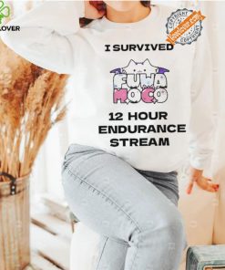 Design I Survived 12 Hour Endurance Stream Shirt