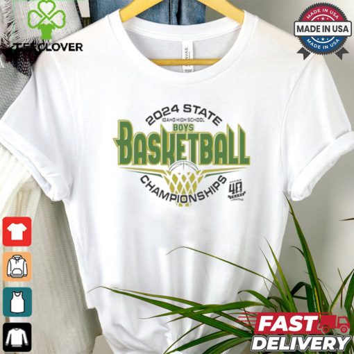 Design Idaho High School Boys Basketball 2024 State Championships T Shirt