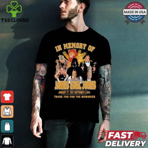 Design In Memory Of James Earl Jones 1931 2024 Thank You For The Memories T Shirt