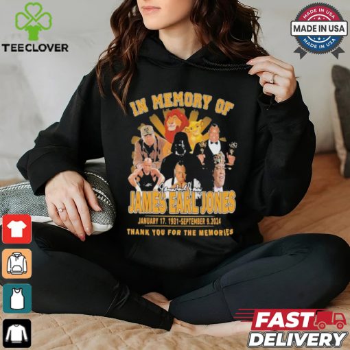 Design In Memory Of James Earl Jones 1931 2024 Thank You For The Memories T Shirt