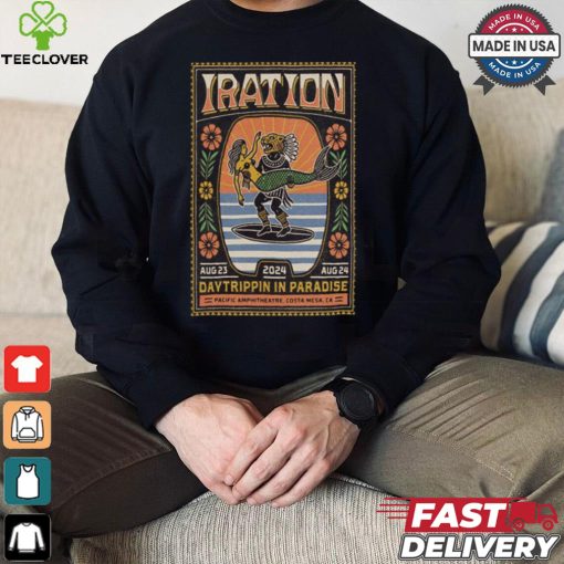 Design Iration August 23 24, 2024 Daytrippin In Paradise Pacific Amphitheatre, Costa Mesa, CA Poster Shirt